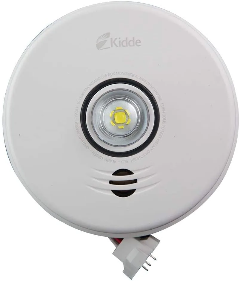Kidde P4010ACLEDSCOCA-2 Hardwired Smoke & Carbon Monoxide Alarm with LED Strobe — Kidde (3in)