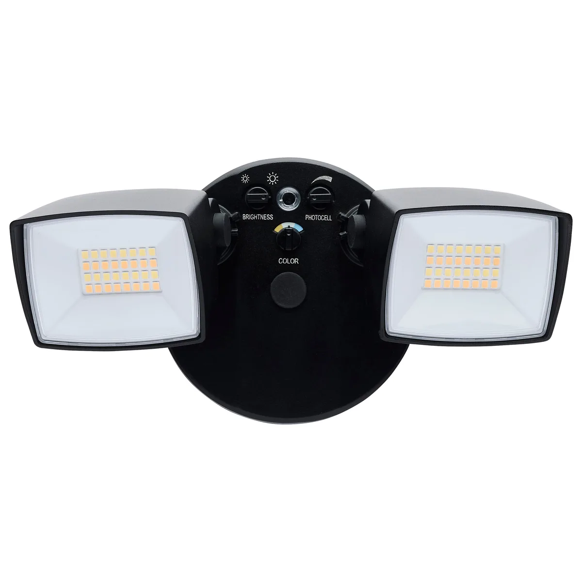 SATCO 65-996 Black LED Security Flood Light | 17W-25W | 3CCT | Dusk to Dawn Photocell — Satco (17W, 25W)