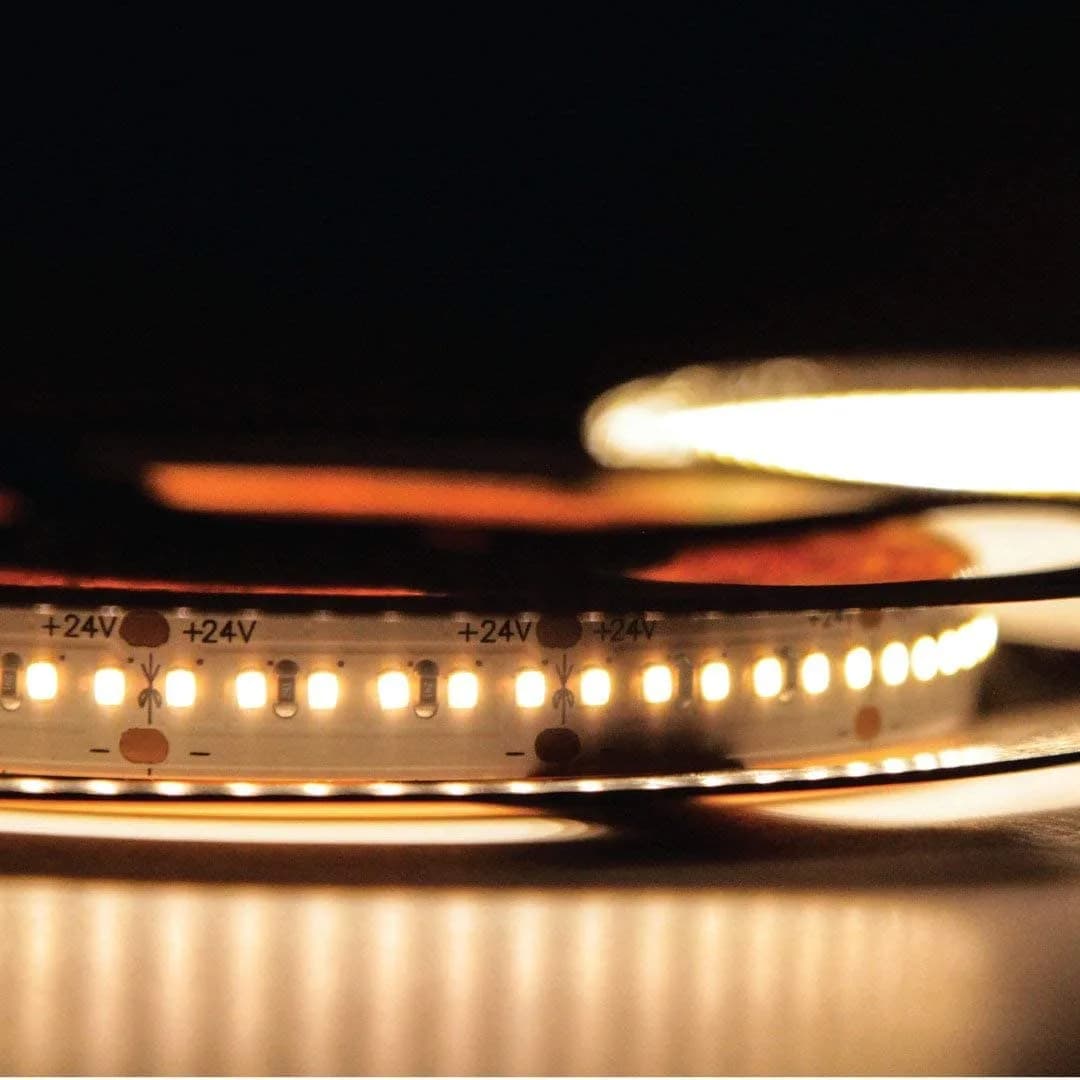 (5m) 24V SMD2216 3000K Flexible LED Strip Lights 600LEDs/Roll- UL Certified — Certified (4.8W, 3000K)