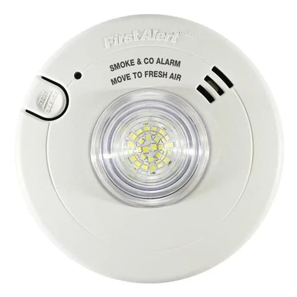 BRK 7030BSLA AC Hardwired Combination Smoke and Carbon Monoxide Detector with Battery Back-Up — BRK