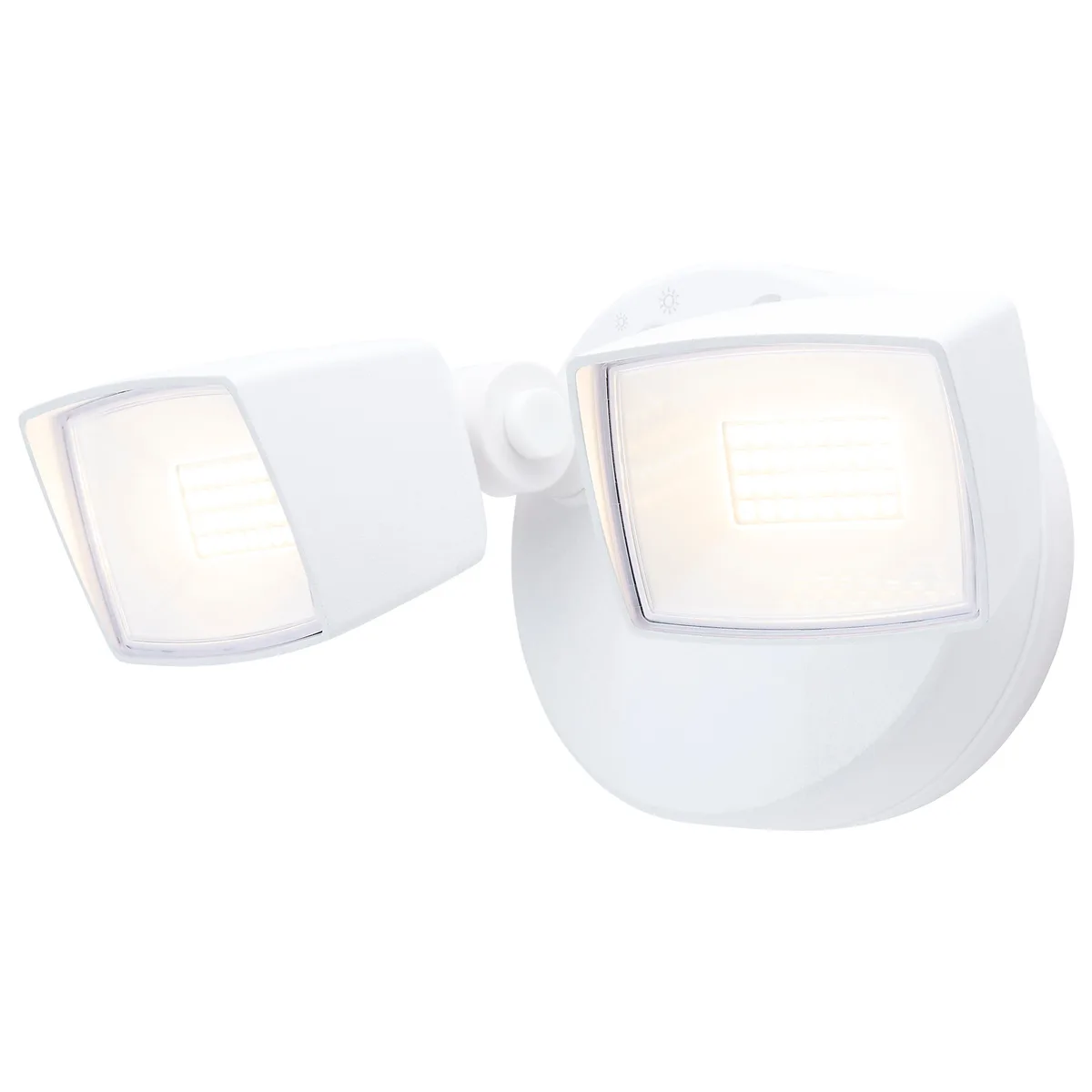 SATCO 65-995 LED Security Flood Light White | Motion Sensor | 3CCT | 3,352 Lumens — Satco (17W, 25W)