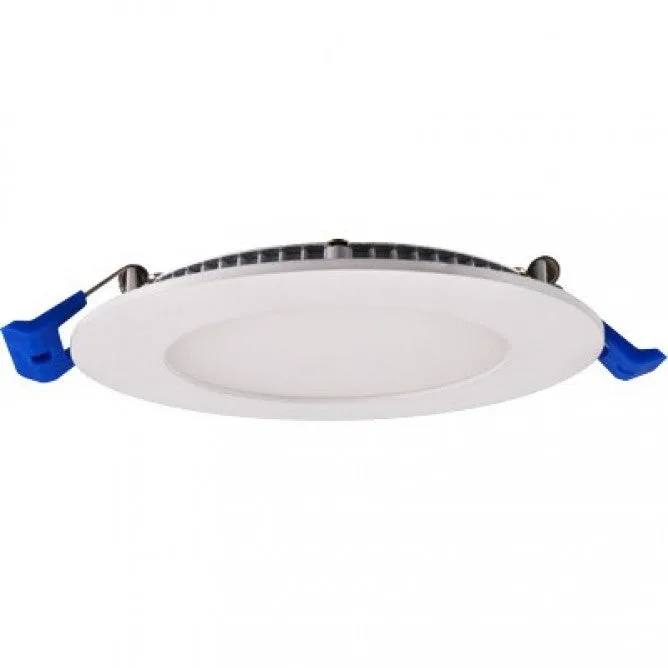 Lotus LED 9 Watt 4" Ultra Slim Round Recessed LED Downlight - 5CCT - 600 Lumens-White — Lotus LED (9W, 2700K)