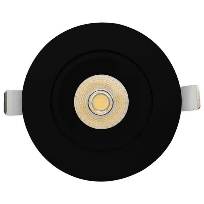 Votatec VO-RP4W16-120-D-5WAY/BK 4 Inch Round Black Regressed Gimbal LED Pot Light 16W 5CCT 120V — VOTATEC (16W, 75W)