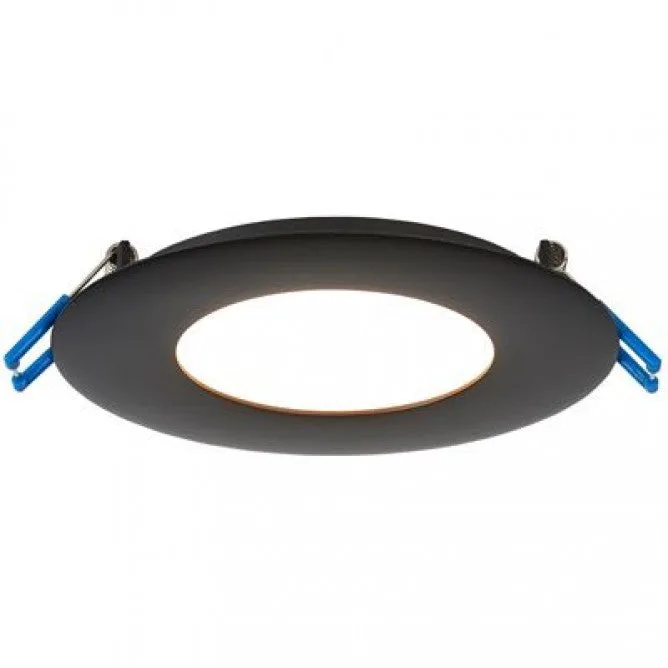 Lotus LED 13.5 Watt 4" Ultra Slim Round Recessed LED Downlight - 3000K - 760 Lumens - Black — Lotus LED (13.5W, 75W)
