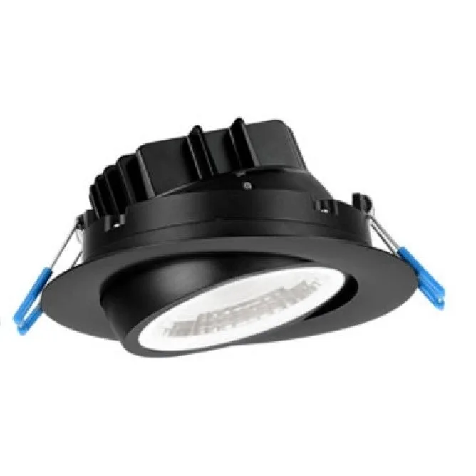Lotus 7.5 Watt 3" LED Gimbal - 2700K - 580 Lumens - 120V - Black — Lotus LED (7.5W, 50W)