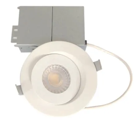 Votatec 4" 8W LED Gimbal Potlight 3CCT White | Adjustable Directional Downlight - 3CCT — VOTATEC (8W, 3000K)