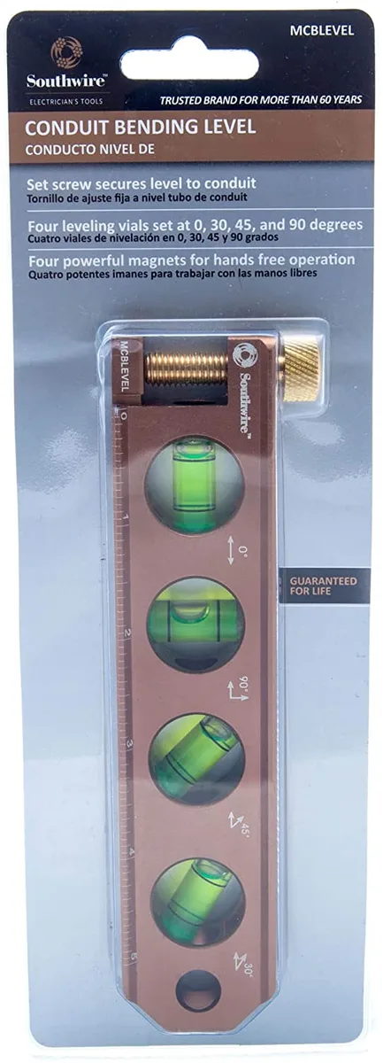 Southwire Tools 6" Conduit Bending Level, MCBLEVEL — Southwire (6in)