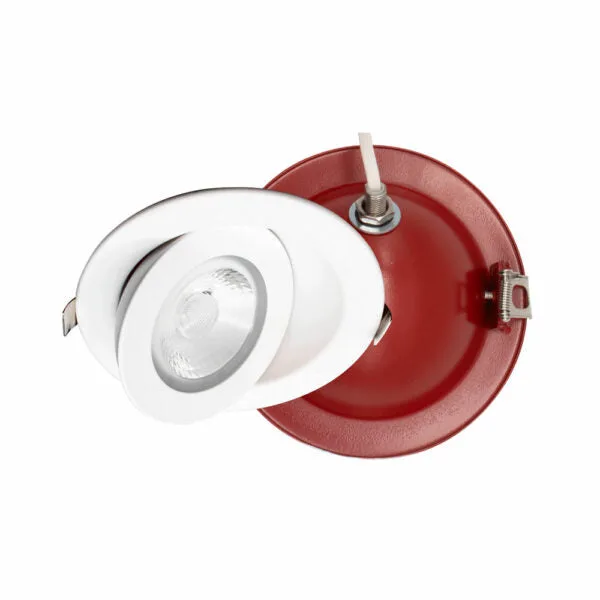 LotusLED 4″ Round Fire Rated Floating 5CCT Gimbal Recessed LED — Lotus LED (9W, 75W)