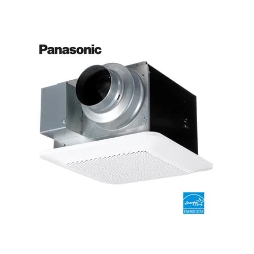 Panasonic WhisperChoice Pick-A-Flow 80/110 CFM Ceiling Exhaust Fan with Flex-Z Fast Bracket Model# FV-0811RQ1 — Panasonic (2in, 8in)