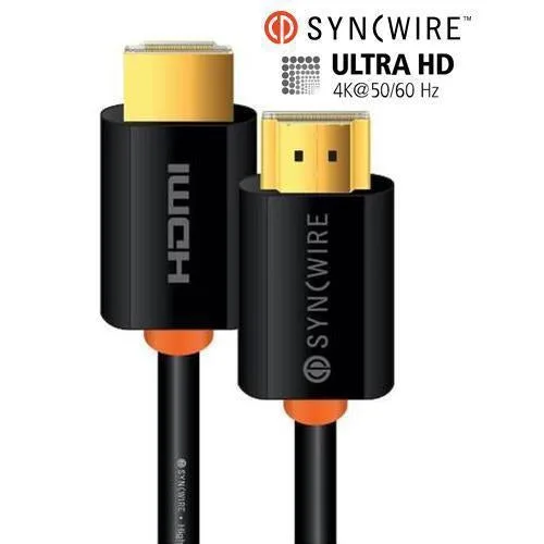 SyncWire Pro-Grade High Speed HDMI Cable with Ethernet 4K UHD, HDR, 4:4:4, HDCP2.2 - 20 Meters — Syncwire