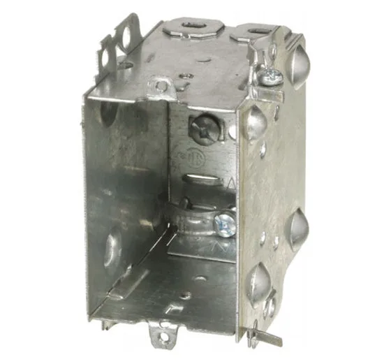 1004-LH 3″ Deep device box with clamps — Ortech (3in)