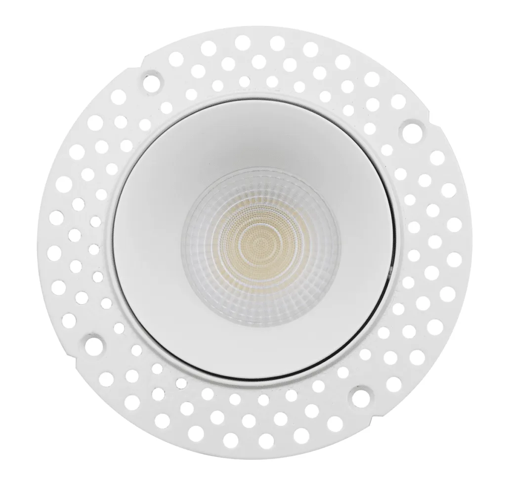 Votatec VO-TL3W12-120-D 3 Inch Trimless Regressed LED Pot Light 12W 5CCT 120V — VOTATEC (12W, 2700K)