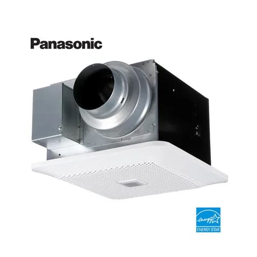 WhisperChoice Auto Pick-A-Flow 80/110 CFM Ceiling Exhaust Fan with Motion/Humidity Sense and Flex-Z Fast Bracket — Panasonic (2in, 8in)