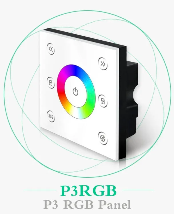 P series touch panel RGB LED controller 12V/24V — Certified