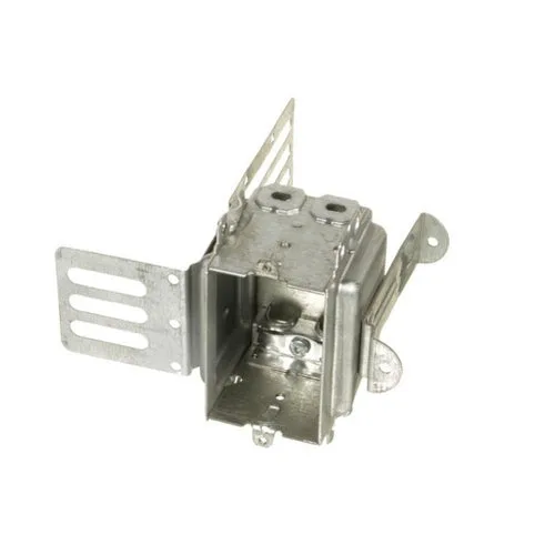 3104-LSSAX 2 1/2″ Deep Gangable Steel Stud Box With Clamps — Vista (2in, 8in)