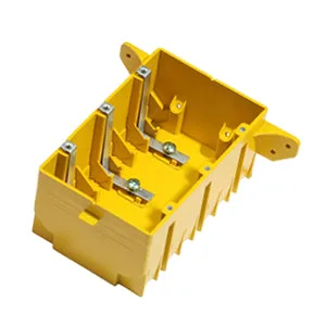 Three Gang non-metallic switch and outlet box — Ortech