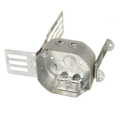 54151-LSSAX 4″ Diameter Steel Stud Box Octagonal Box — Vista (4in, 2in)