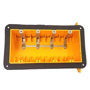 Vapor proof four Gang non-metallic switch and outlet box — Ortech