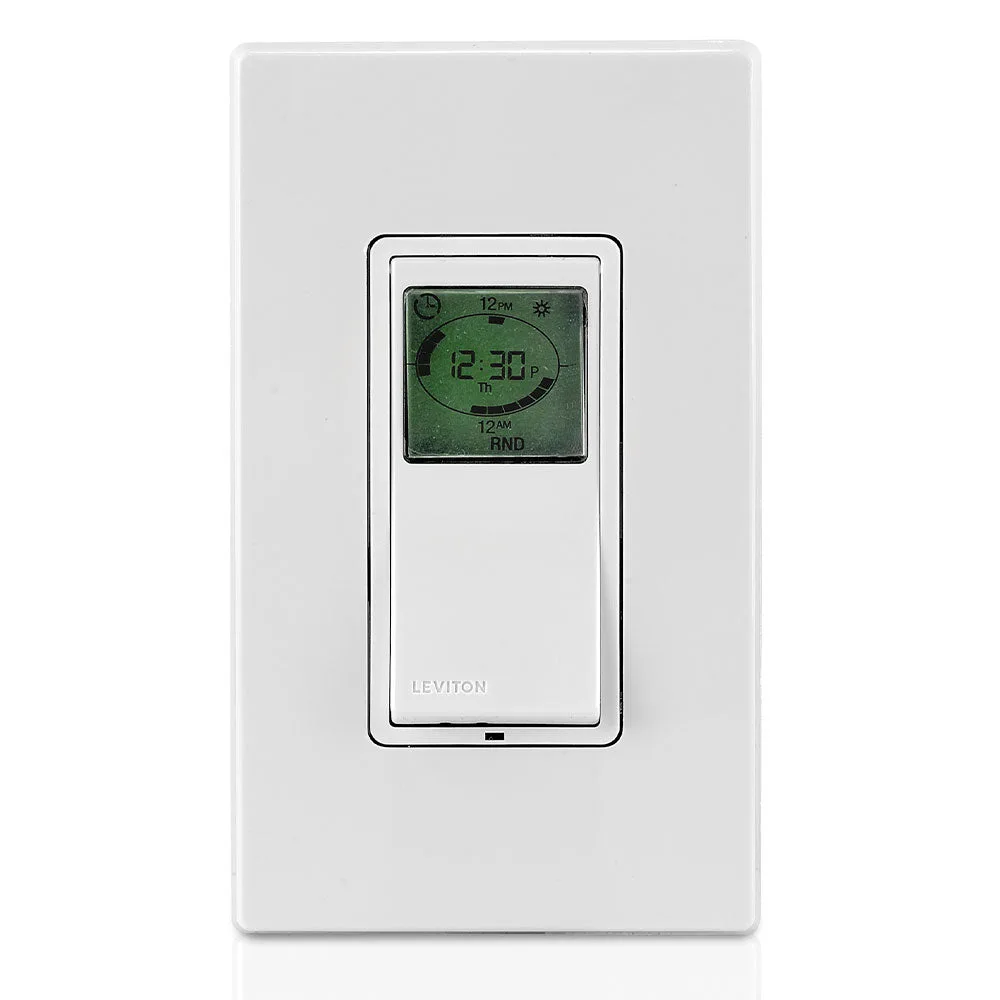 LEVITON Decora 24-Hour Programmable Timer VPT24-1PZ — LEVITON (1800W, 1W)