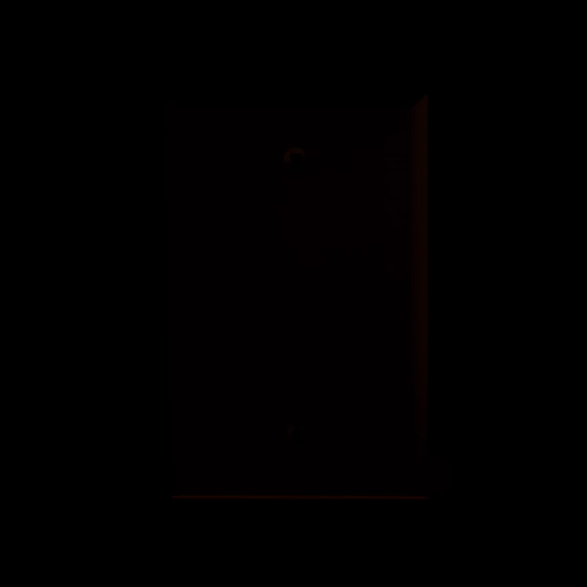 Eaton PJ13W 1-Gang Blank Box Mount Plate, White — EATON