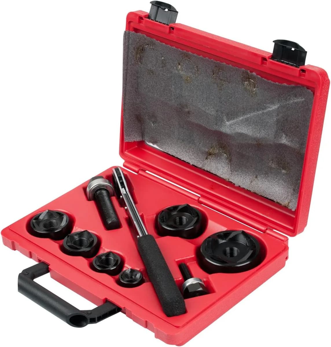 Gardner Bender KOW520 Mechanical Slug-Out Set & Ratchet Wrench, Contractor Punch, Die & Drive Screw Set, ½ - 2 Inch. Conduit Size, Punches 10 AWG Mild Steel & 12 AWG Stainless Steel — GARDNER BENDER (2in, 5in)