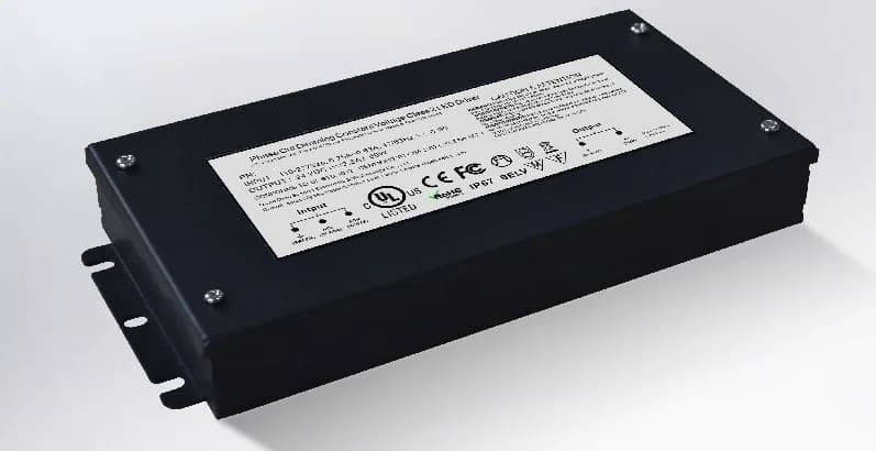 288W 24VDC Class 2 type Triac dimmable 100-277VAC constant voltage LED driver + PWM signal output — Certified (288W, 96W)