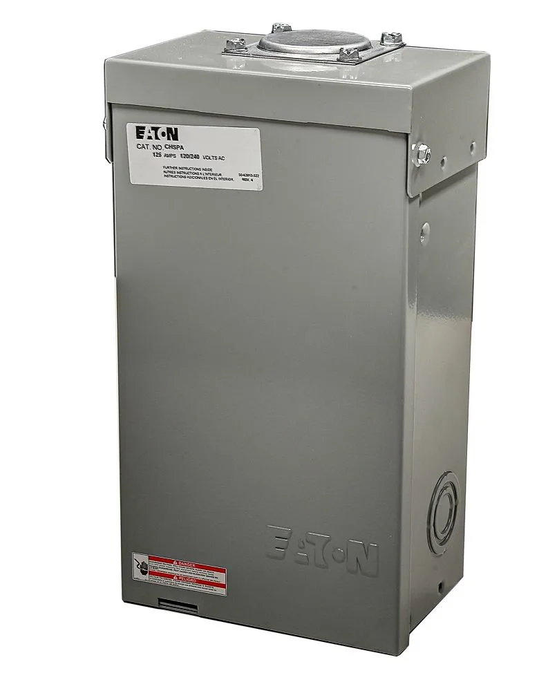 Eaton Spa Pack Panel W/Factory Installed 2P 50AGround Fault Circuit Breaker — EATON
