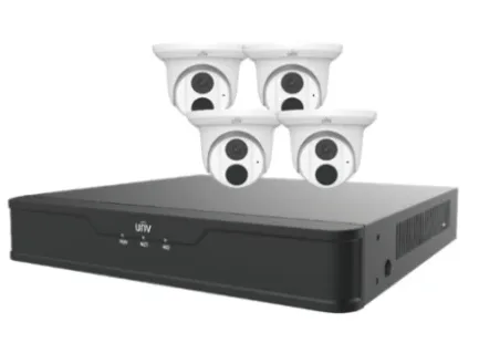 Uniview UNV EKDL-S31P4T44T1 4-Channel 4MP PoE NVR Kit with Person/Vehicle Detection — Uniview (30W, 54W)