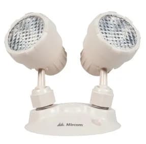 EL-7030B Universal 2X1.5W LED Emergency Dual Remote Head (3.6-24V) — Mircom (5W, 1.5W)