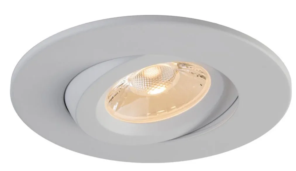 Liteline RA4-12G-30K-90WH 4-Inch LUNA Round Gimbal LED Recessed Light 3000K White — LITELINE (12W, 3000K)