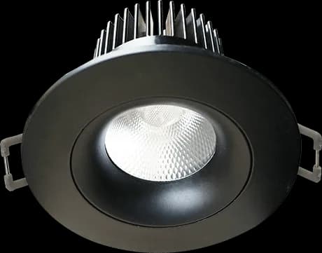 Votatec VO-RP3.5W12-120-D-5WAY Round/BK 3.5 Inch Black Regressed Gimbal LED Pot Light 5CCT 120V — VOTATEC (10W, 12W)