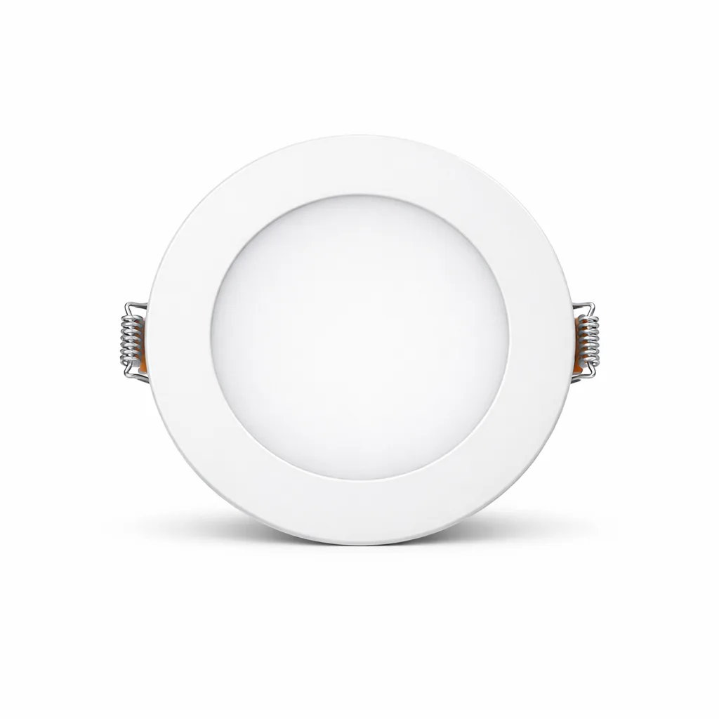 Quantum LED 4" Round Slim Panel Potlight 9W 5CCT 810LM White | Wet Location | Dimmable — QuantumLED (9W, 2700K)