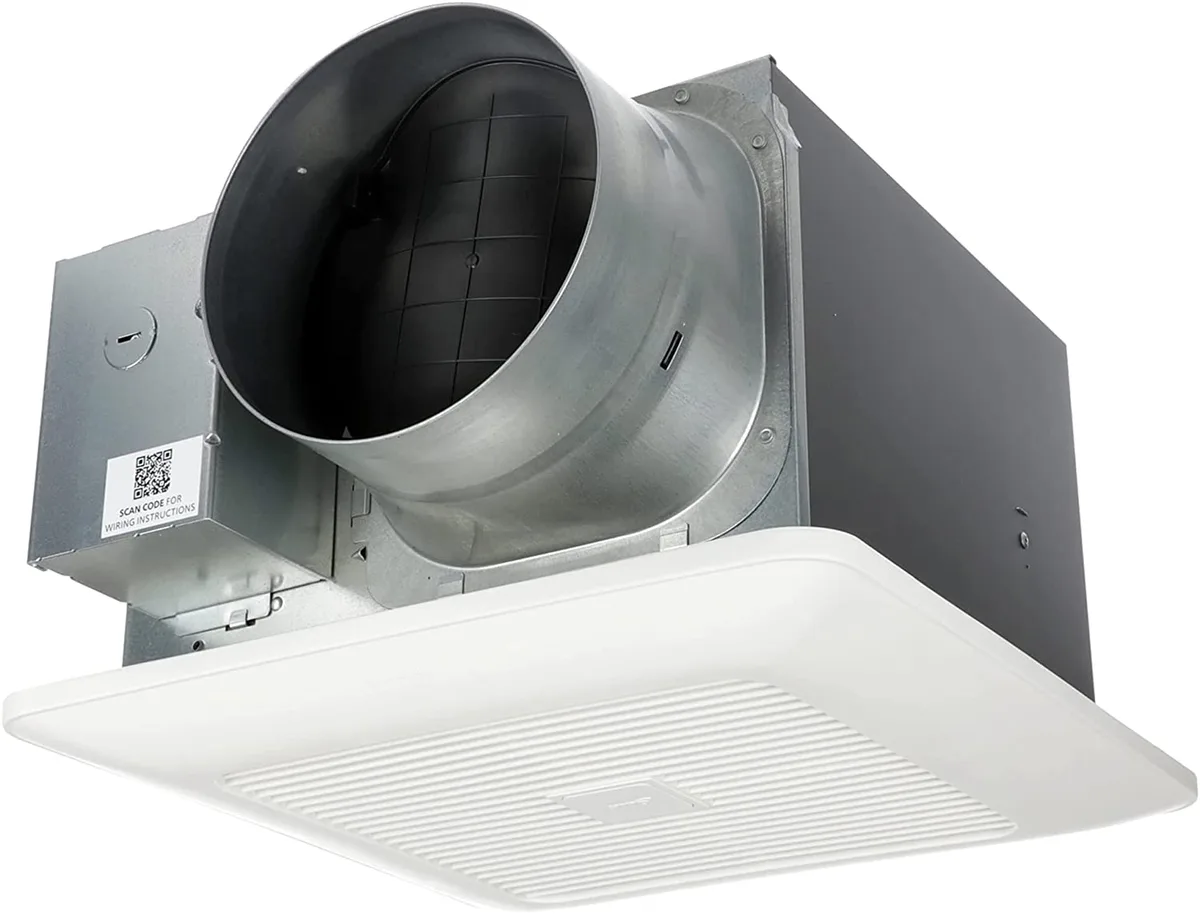Panasonic FV-1115VK2 WhisperGreen Multi-Flow Bathroom Fan, White — Panasonic (4in, 6in)