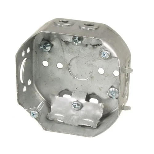 54151-L Octagonal outlet boxes with Clamps 4" Diameter - Pack of 4 — Vista (4in, 2in)