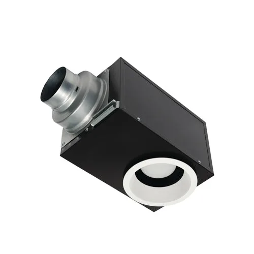 Panasonic Whisper Recessed Architectural Grade 80CFM Ceiling Flush Mount Dimmable Ventilation Exhaust Fan with LED Light — Panasonic (9.5W, 4in)