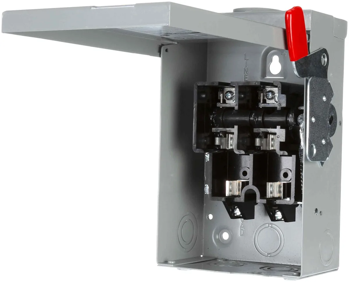 Siemens GF221NR 30A 2-Pole Fusible General Duty Safety Switch with Neutral, NEMA 3R
