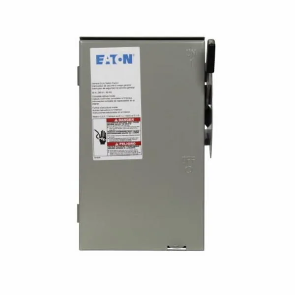 Eaton CDG222URB 60A 2-Pole Non-Fusible General Duty Safety Switch, NEMA 3R