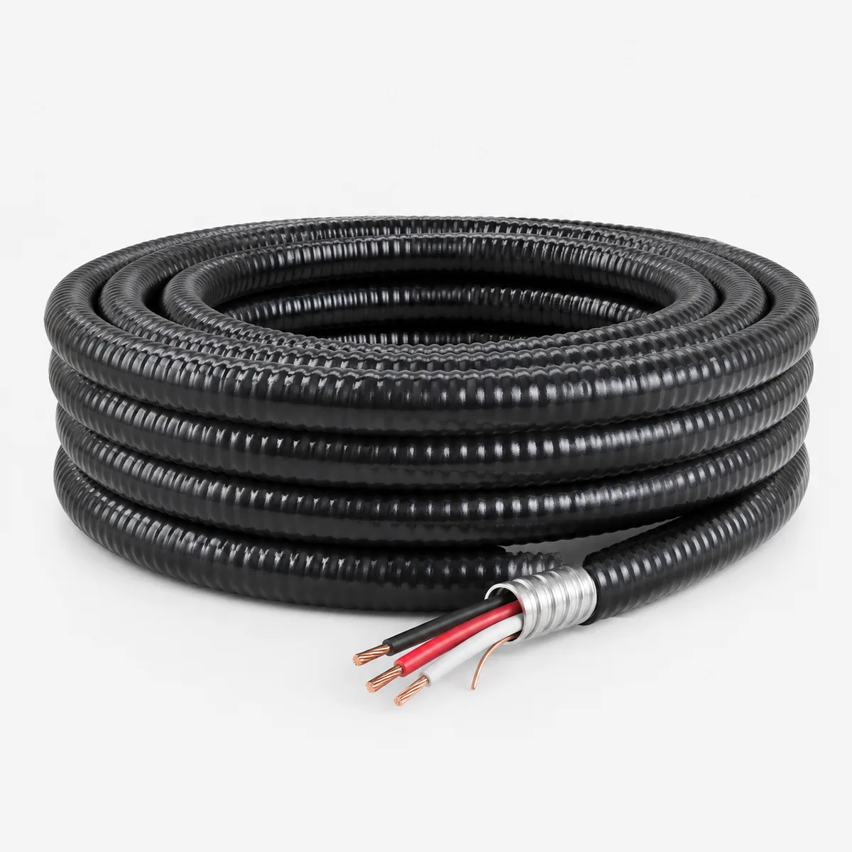 14/3 TECK90 Copper Armoured Cable with Ground – Sold Per Meter — Certified (2in)
