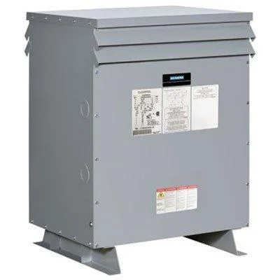 Siemens T3G30045A5RXXNJ 45 kVA Dry-Type Transformer 600V Delta to 208Y/120V