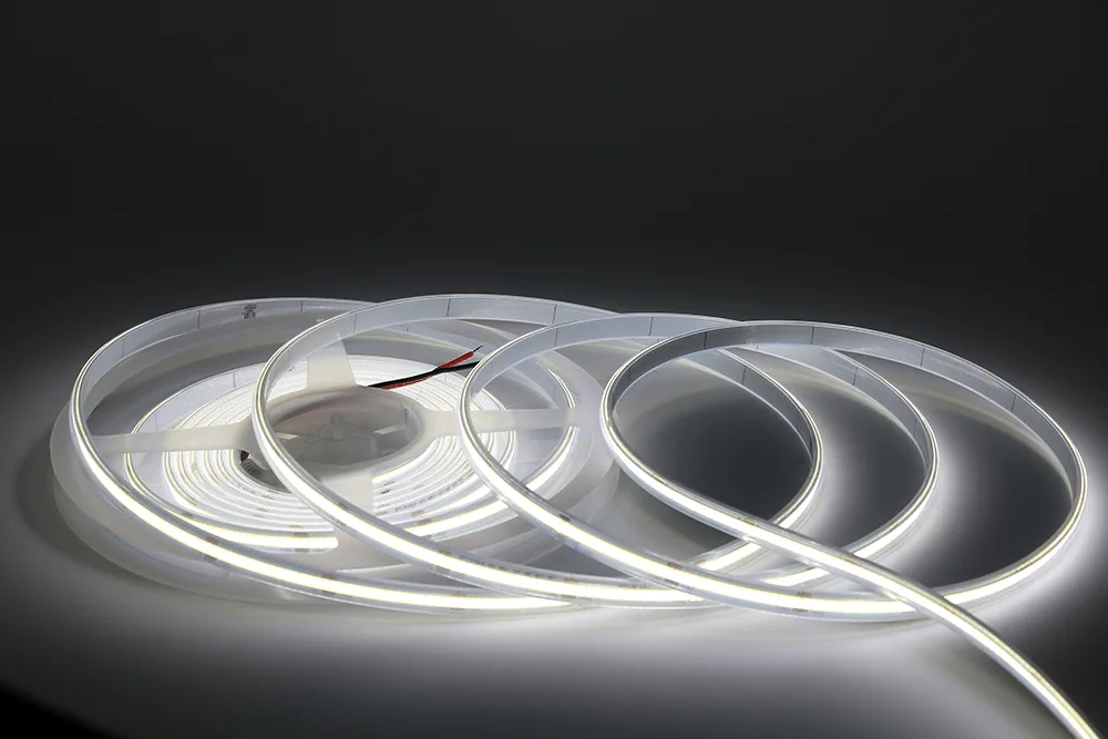 Lotus LED LBL-COB-384-24V-10MM-30K-IP65 COB LED Tape Light 24V 3000K 90 CRI - 5M Reel