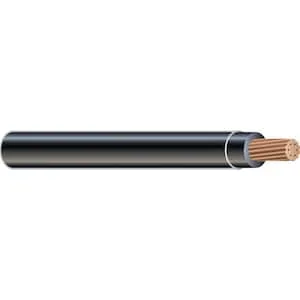 Southwire 47205001 SIMpull T90/TWN75 12 AWG Stranded Copper Building Wire - Black 152M