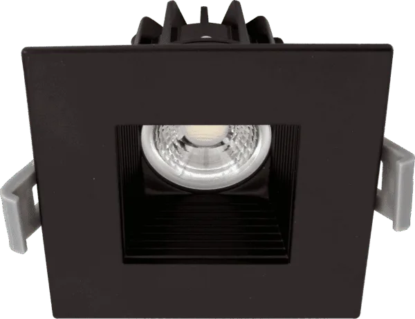 Votatec VO-SP2W8-120-D-5WAY/BK 2 Inch Square Black Baffle Regressed Downlight 8W 5CCT 120V — VOTATEC (8W, 50W)