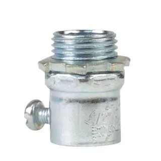 Iberville CI5404 1/2 in. EMT Set-Screw Connector, Steel