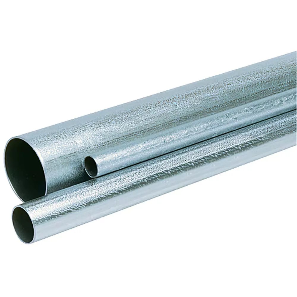 Iberville EMTC050-SIL-010 1/2 in. x 10 ft. EMT Conduit, Galvanized Steel