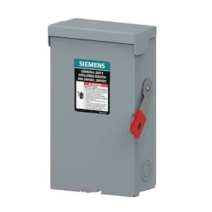 Siemens LNFC222R 60A 2-Pole Non-Fusible General Duty Safety Switch, NEMA 3R